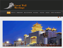 Tablet Screenshot of greatwallmeetings.com